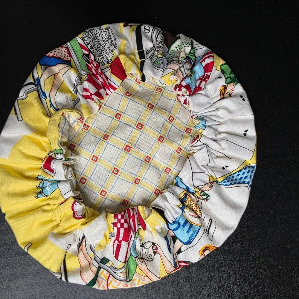 Kitschy Baking Housewife MCM Retro‎ KitchenAid Mixer Mixing Bowl Cover Baking